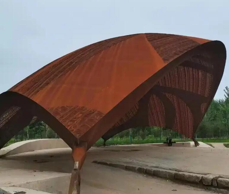 札达耐候钢幕墙案例